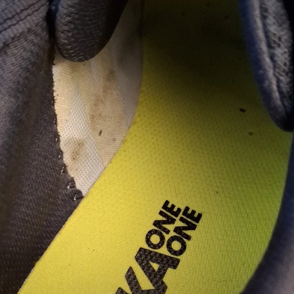 Hoka Men's M Rincon 2 Athletic Shoes - Gray and Lime Sz 10.5 - Picture 7 of 10